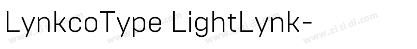 LynkcoType LightLynk字体转换